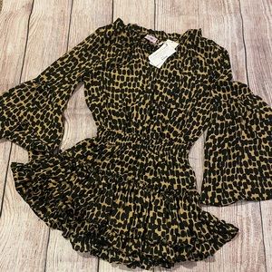 Buddy Love NWT Leopard Mini dress